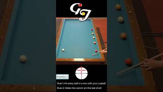 VERY IMPORTANT PRACTICE FOR CAROM BILLIARDS PLAYERS  Improve CueballControl In Carom Billiards [upl. by Yekcaj]