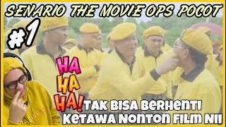 REACTION❗️SENARIO OPS POCOT PART 1  TAK BERENTI KETAWA NONTON FILM NII😂🤣 [upl. by Schalles]