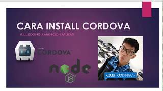 1 Cara Install Apache Cordova di Windows 7810 [upl. by Enneibaf]