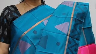 SILKCOTTON SAREES WATSP 9659742600viralvideo trendingvideo youtubeviral viral viralvideos [upl. by Yelrahs]