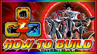 HOW TO BUILD EZA LR Team Turles Crusher Corps DBZ Dokkan Battle [upl. by Yadroc]