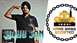 SIDHU SON BASS BOOSTED SIDHU MOOSE WALA PUNJABI SONG 🎧 [upl. by Kip]