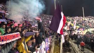 Fiorentina  Lazio 912016  Inno Viola Curva Fiesole [upl. by Mosa]