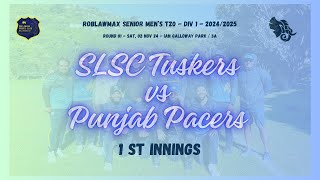 Round 1  Tuskers vs Punjab Pacers 1st Innings  02112024 [upl. by Crow751]