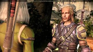 Dragon Age Origins Zevran Romance part 15 About him staring at female Warden version 1 [upl. by Nikola17]