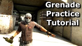 CSGO  Practicing grenade throws [upl. by Aileda]