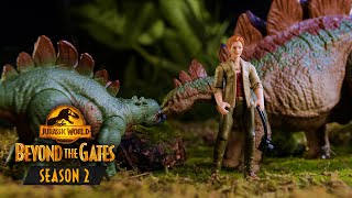 Legacy Collection Dr Sarah Harding amp Stegosaurus  Beyond the Gates  JURASSIC WORLD [upl. by Yared]