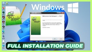 How to Download Latest Version Notepad amp Install on Windows 1011 [upl. by Yendyc]