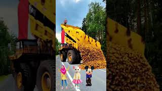 Dozer truck passing with future technology 😯 viralshorts shorts vfx shortsfeed shortsyoutube [upl. by Ennailuj]