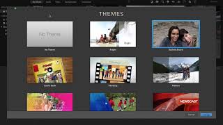 iMovie How to use Theme Template [upl. by Ingunna]