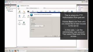 HowTo Windows Server 2008 IIS 7 Part 2  Secure FTP Setup [upl. by Oihsoy900]