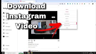 How to download instagram videos on PC [upl. by Alamak31]