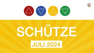 SCHÜTZE ♐️ JUlI 2024 quotEMPFANGE EIN GROSSES GESCHENKquot  Tarot Monatslegung Kartenlegen Tarotskop [upl. by Ibson]