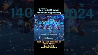 Top 1 C1R1 Yelan with C2R1 Xilonen  yelan xilonen kazuha furina genshinimpact natlan 原神 [upl. by Anuaf456]