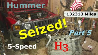 2006 Hummer H3 35 5cyl  Timing chain and oil pump  Part 5 [upl. by Markus]