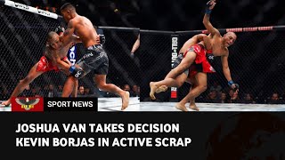 UFC 295 Highlights Joshua Vans killer kick leads to Decision win over Kevin Borjas at Active Scrap [upl. by Anavlys]