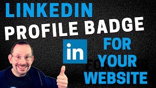 How to Add a LinkedIn Profile Badge to Your WordPress Website [upl. by Cullie]