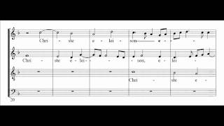 Palestrina  Missa brevis  Kyrie [upl. by Einneg]