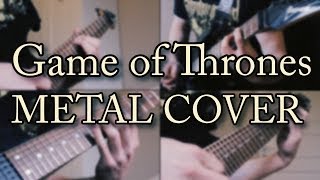 Game of Thrones Theme  Metal Guitar Cover TABS Full HD [upl. by Oderfliw]