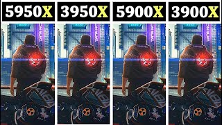 Ryzen 9 3900X vs 5900X vs 3950X vs 5950X  4K Ultrawide 1440P 1080P [upl. by Garrik]