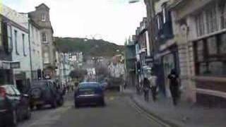 Great Darkgate Street Aberystwyth Wales A487 Road Video [upl. by Erdnoid763]