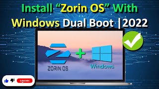 How To Install Zorin OS 161 With Windows Dual Boot 2022 [upl. by Reyaht]