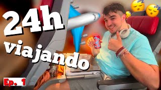 24h seguidas VIAJANDO ✈️  Vuelta a México EP1  xmario [upl. by Anceline75]