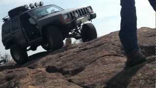 Jeeps at Katemcy Rocks Rock Crawling Texas Style Back Forty [upl. by Repsag6]