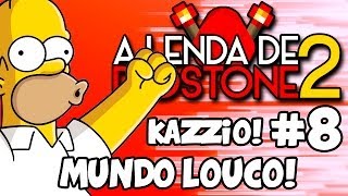 MUNDO LOUCO ft Kazzio 8 Lenda de Redstone 2  MINECRAFT [upl. by Emlen264]