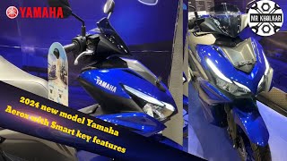 2024 new model Yamaha Aerox with Smart key features [upl. by Airec]