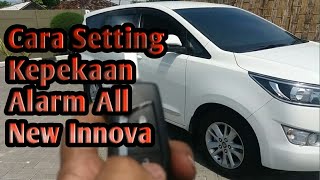 Cara Setting Kepekaan Alarm Toyota All New Innova [upl. by Mayberry429]