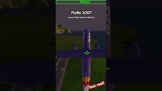 FlyBe flight 2007 not real  aviation crash turbopropflightsimulator plane pilot [upl. by Ishmael]