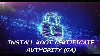 How To Install Root Certificate Authority CA in Linux [upl. by Haimerej593]