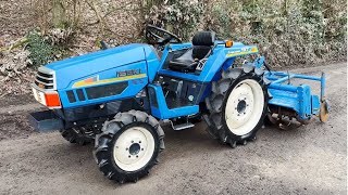 ISEKI TU1974WD Compact Tractor amp 14 Meter Rotavator [upl. by Ibot]