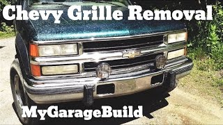 How to Remove A Chevy Truck Grille [upl. by Nannek]