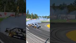 DMCC DRIFT PRACTICE RUNS NISSAN S13 drifting tandem [upl. by Schramke274]