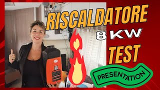 RISCALDATORE VEVOR 8 KW  TEST [upl. by Kwon]