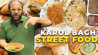 Mohalla Aapka KAROL BAGH  Amul Butter Moonglet Chole Bhature Vada pav Naan Thali Rajma Chawal [upl. by Valera]