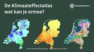 De Klimaateffectatlas  wat kan je ermee [upl. by Tatum]