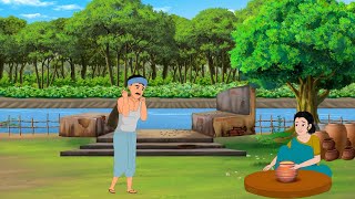 पुनर्जीवित  Punarjeevita  new hindi kahaniyan  moral stories  hindi stories  cartoon story [upl. by Etnohc893]