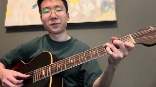 Lesson  Blue Railroad Train  Doc WatsonDelmore Brothers  Beginner Fingerstyle Blues Guitar [upl. by Omar]