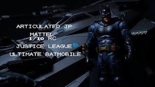 ULTIMATE BATMOBILE MATTEL 110 RC JUSTICE LEAGUE [upl. by Rehpinnej]