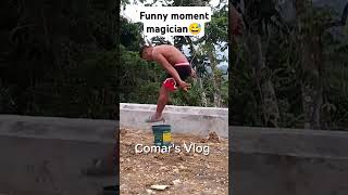 funny youtubeshorts comedy funny moments magician 😅 Comars Vlog [upl. by Enilrac]