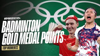 EVERY Badminton Gold Medal Point at Paris2024 🏸🥇 [upl. by O'Kelly]