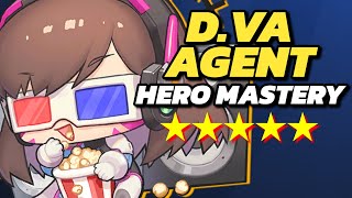 「Hero Mastery」 DVA AGENT HIGH SCORE 5 STARS Overwatch 2 Guide [upl. by Nylsor]