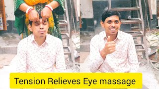 Relieve Eye Strain and Tension with massage How to do Eye massagePopular Eye massage ehtitanmoy [upl. by Ilka]