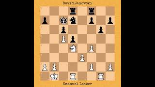 Emanuel Lasker vs David Janowski  World Championship Match 1910 chess [upl. by Savina]