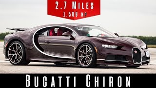 2018 Bugatti Chiron Top Speed Test [upl. by Royo]