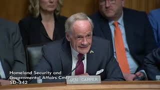 Senator Carper Emphasizes the Importance of Properly Funding the Department of Homeland Security [upl. by Theall]