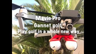 Drone Golf  Mavic Pro with a Gannet release [upl. by Airrotal390]